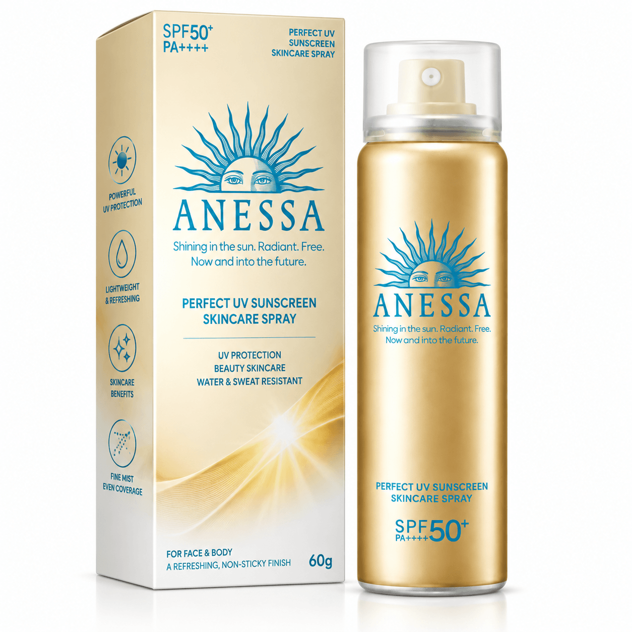 Anessa Perfect UV Skincare Gel Packaging